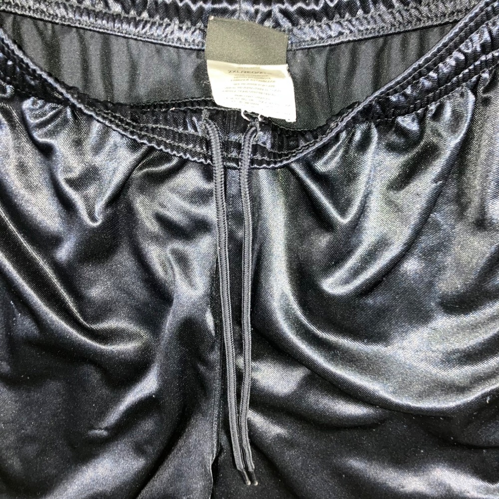 Vintage And 1 Basketball Shorts Men 2XL Dazzle‎ Silky Shiny Loose Baggy Y2K - Picture 8 of 12